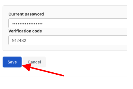 enter password and verification code section in Bokun